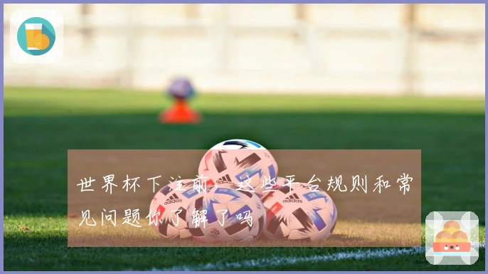 世界杯下注前，这些平台规则和常见问题你了解了吗